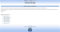 Desktop Screenshot of cwcodes.net